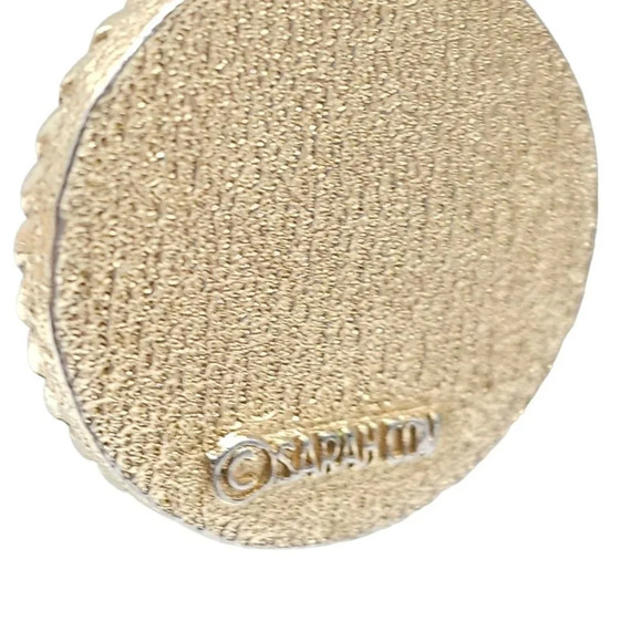 1970s Mosaic Enamel Diamond Pendant Sarah Coventry Necklace - Picture 3 of 5